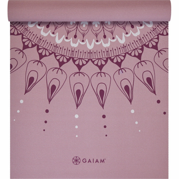 Gaiam GAIAM HERE & NOW YOGA MAT DUSTY ROSE 4MM 65272