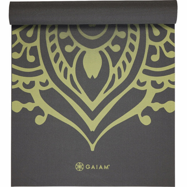 Gaiam GAIAM COOL MATCHA SUNNDIAL LAYERS YOGA MAT 5MM 65735