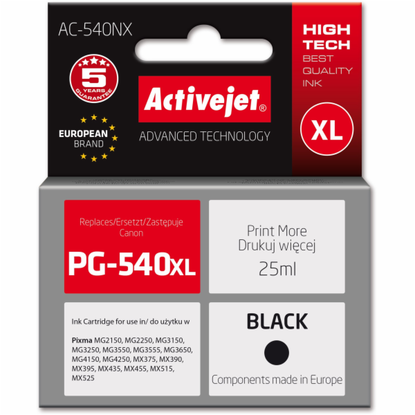 Activejet AC-540NX inkoust pro tiskárny Canon (náhrada za...
