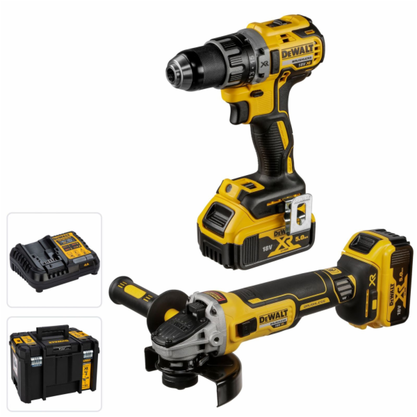 Kombinovaná sada DEWALT 18V DCK2020P2T