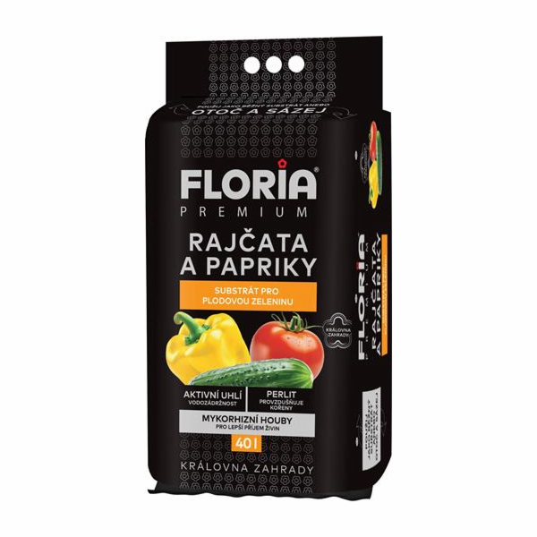Substrát Agro  FLORIA pro rajčata a papriky 40 l, otoč a ...