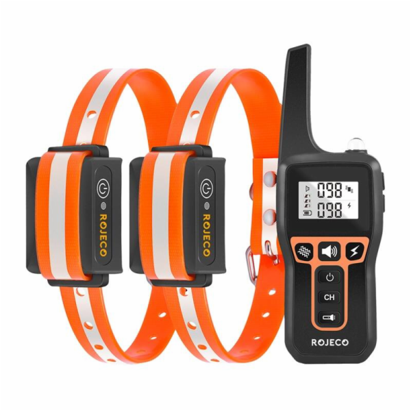 Rojeco PD5291000m Výcvikový obojek pro psy se 2 obojky