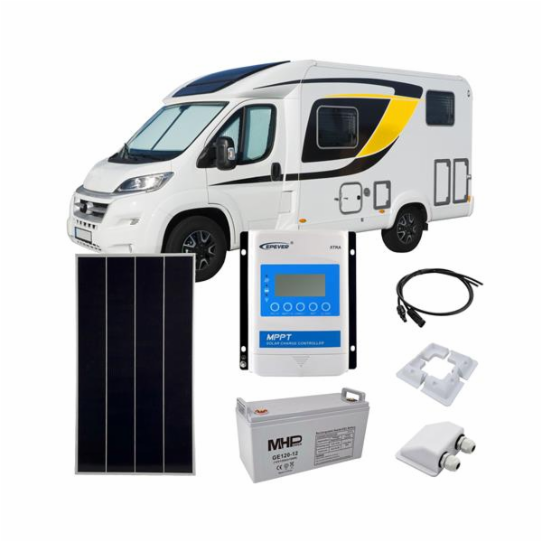 Solární set Karavan 180 MPPT 120Ah baterie