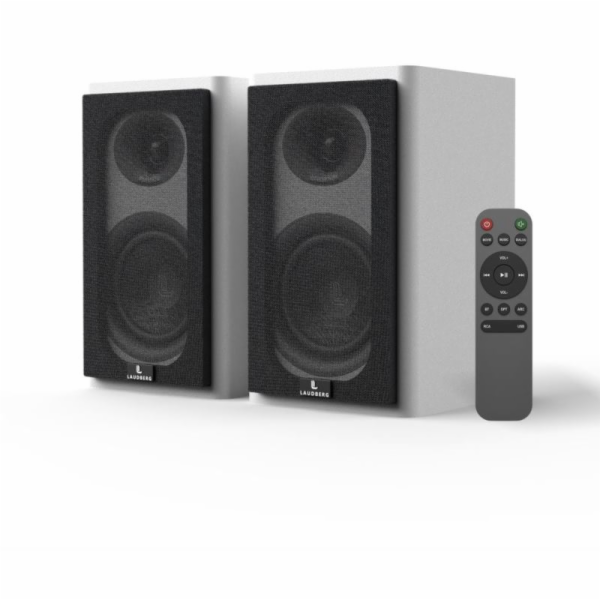 Laudberg XS1W bookshelf speakers 2.0 80W white