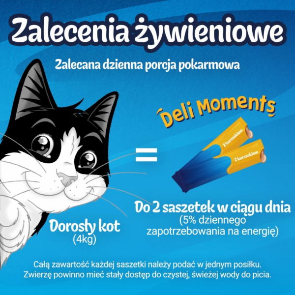 PURINA Felix Deli Moments Chicken - pamlsek pro kočky - 4...