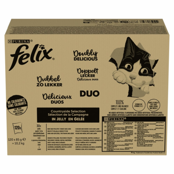 PURINA Felix Fantastic Duo Mix Countryside - mokré krmivo...