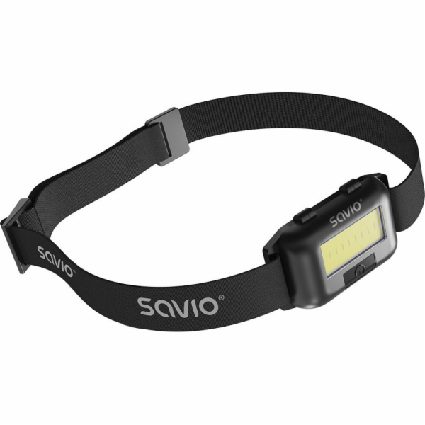 LED čelovka, COB, 140 lm, dosah 10 m, 4 režimy, FL-01