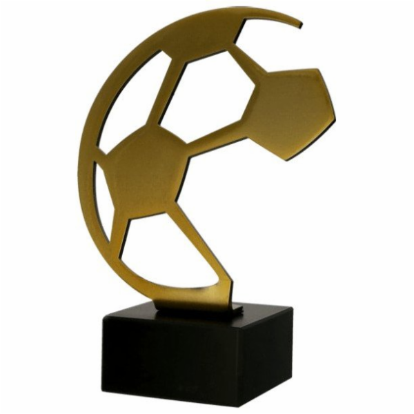 Victoria Sport Metal Trophy s mramorovou základnou - Fotbal
