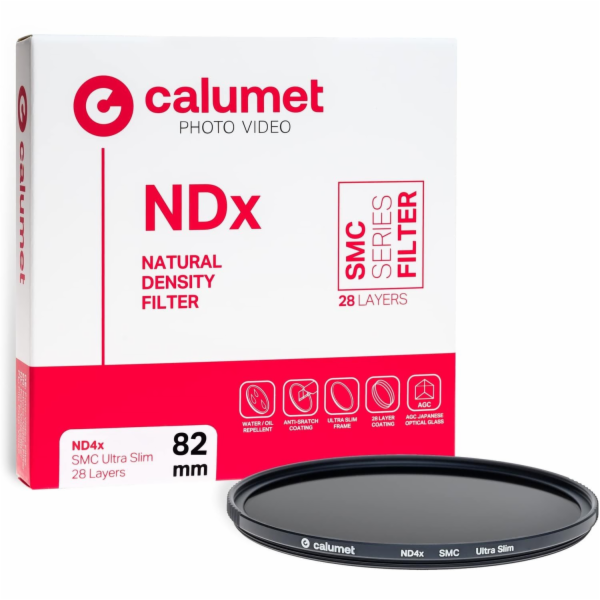 Calumet filtr Calumet ND4x SMC filtr 82 mm Ultra Slim 28 ...