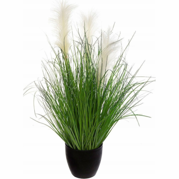 Atmosphera Umělá tráva v černém květináči, 70 cm