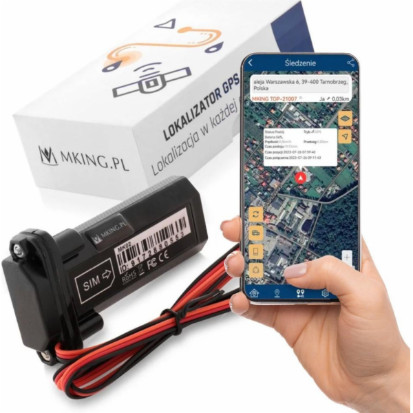 GPS Locator Mking MK02 Loď pro sledování vozidel