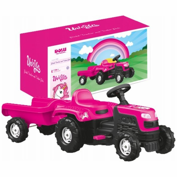 Dolu DOLU Unicorn šlapací traktor s přívěsem 2508