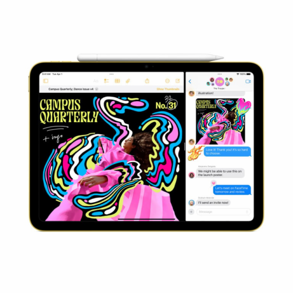 Apple iPad 11"/Wi-Fi/10,86"/2360x1640/512GB/iPadOS18/Yellow