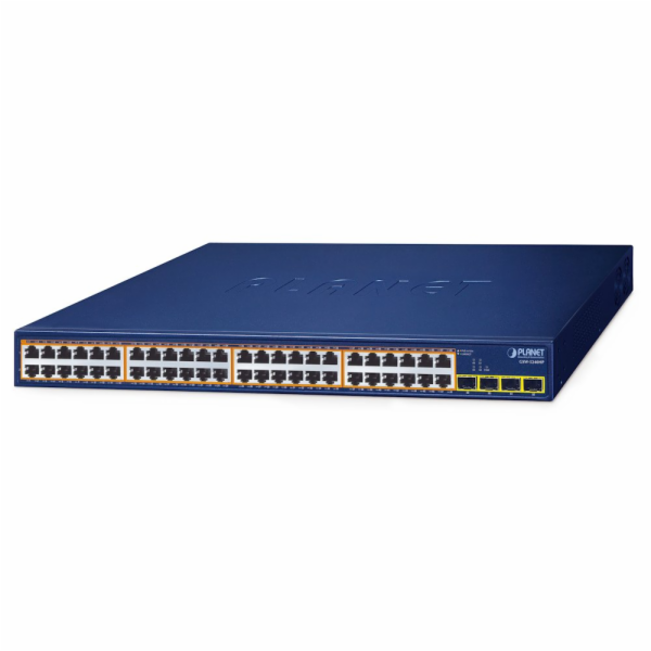 Planet GSW-5240HP L2 switch, 48x1Gb, 4x1Gb SFP, 48x1G 802...