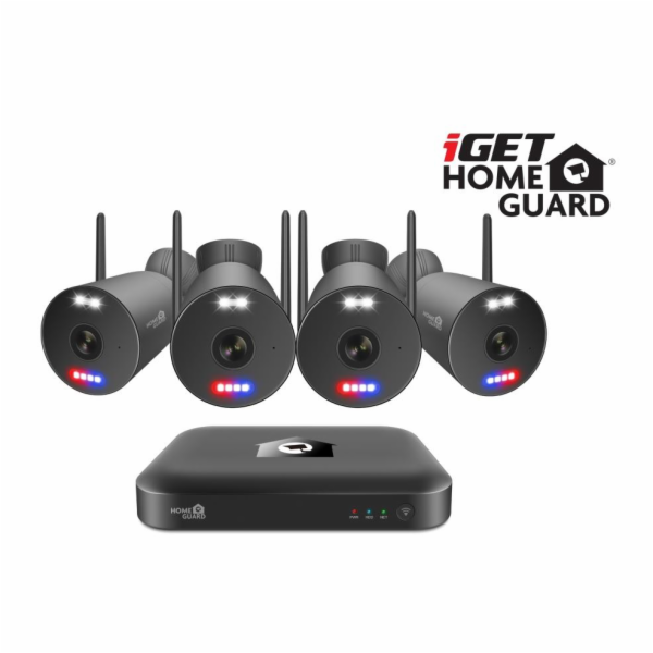 iGET HGNVK109104 - kamerový Wi-Fi set, 3K rozlišení, 10CH...