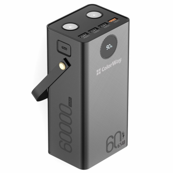 COLORWAY powerbanka/ 60 000mAh/ 4x USB QC3.0/ USB-C Power...