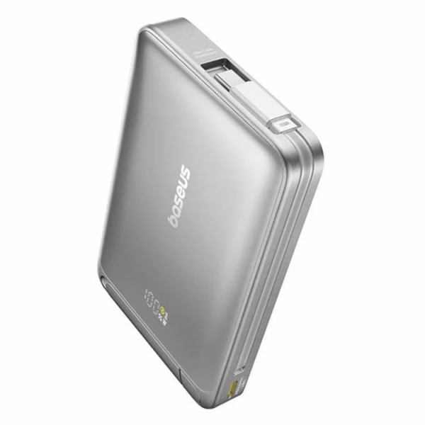 Powerbanka Baseus Nomos Qi2 10000mAh, 45W, s kabelem USB-...