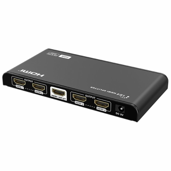 XtendLan HDMI distribucní rozbocovac, 1 vstup / 4 výstupy...
