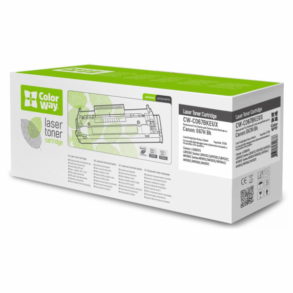 COLORWAY kompatibilní toner pro CANON CRG-067H/ 3130 stra...