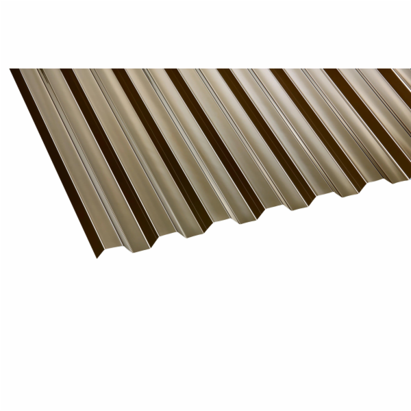 GUTTA POLYCARB 76/18 TRAPEZ BRONZE 1.045X2M