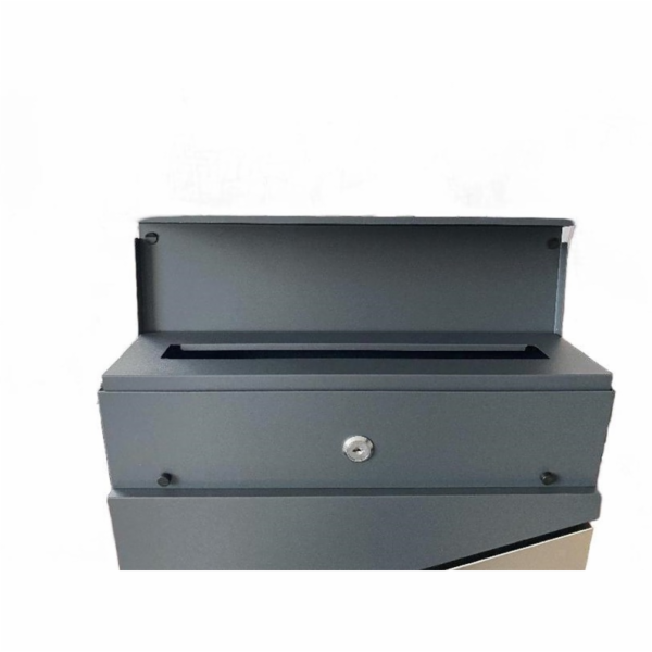 HAUSHALT Poštovní schránka Haushalt PW-612-10, šedá, 15cm...