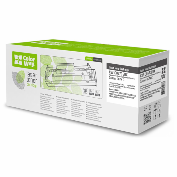COLORWAY kompatibilní toner pro CANON CRG-067HC/ 2350 str...