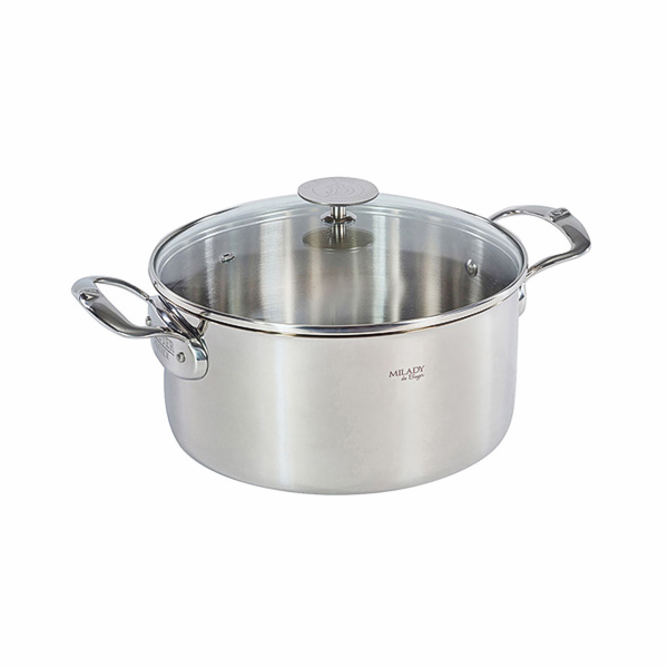 Hrnec de Buyer, 3427.24 MILADY, nerez, skleněná poklice, ...