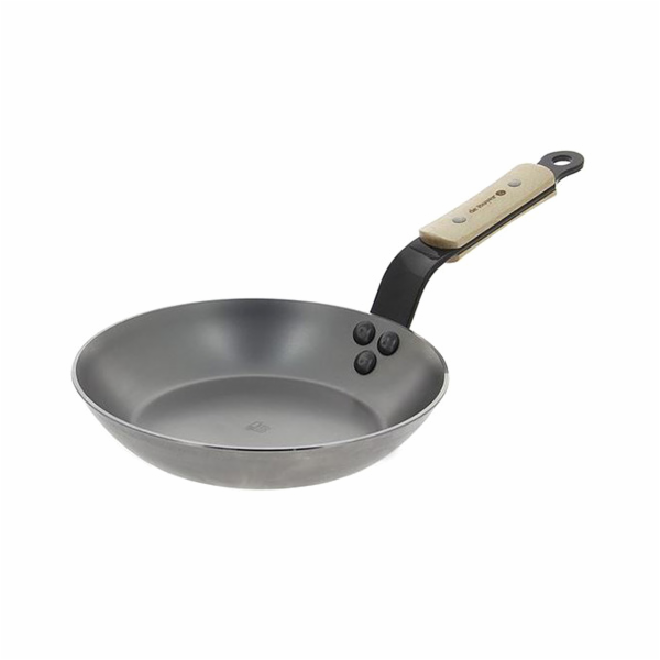 Ocelová pánev de Buyer, 5710.20, Mineral B BOIS, ocel, dř...