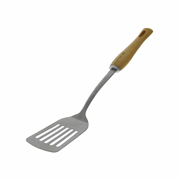 Obracečka s otvory de Buyer, 2701.06, B BOIS, nerez a buk...