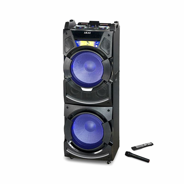Reproduktor AKAI, DJ-S5H, přenosný, bluetooth, LED disple...