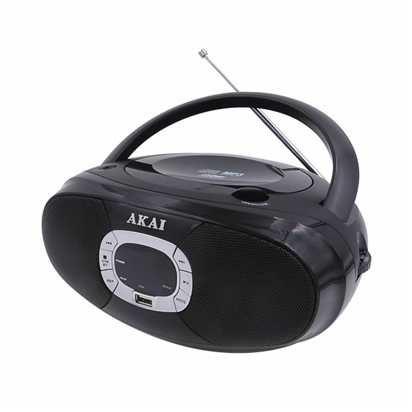 CD přehrávač AKAI, BM004A-614, bluetooth, AM/FM rádio, LC...