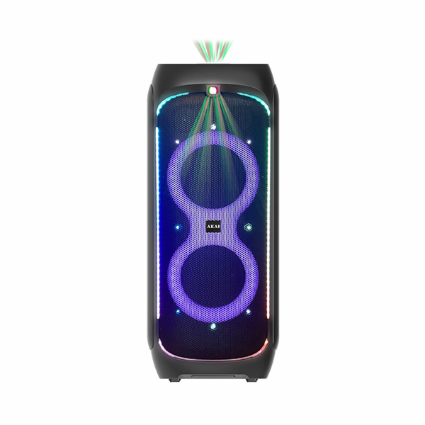 Reproduktor AKAI, DJ-Y8L, Bluetooth, 2 x bezdrátový mikro...