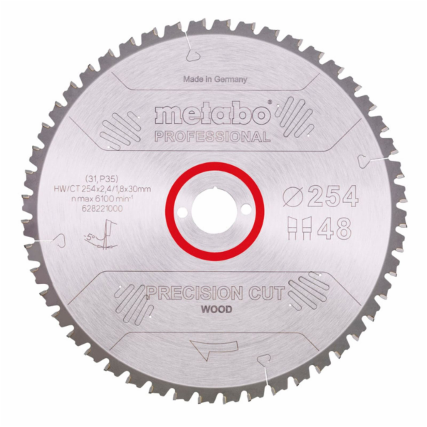 Metabo PrecisionCutProf 254x30, 48 WZ 5neg