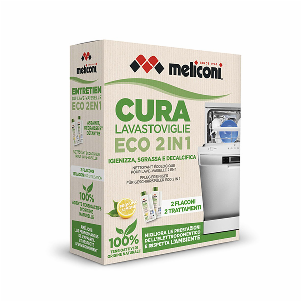 Čstič myček nádobí Meliconi, 656162, Eco Care, 2v1,tekutý...
