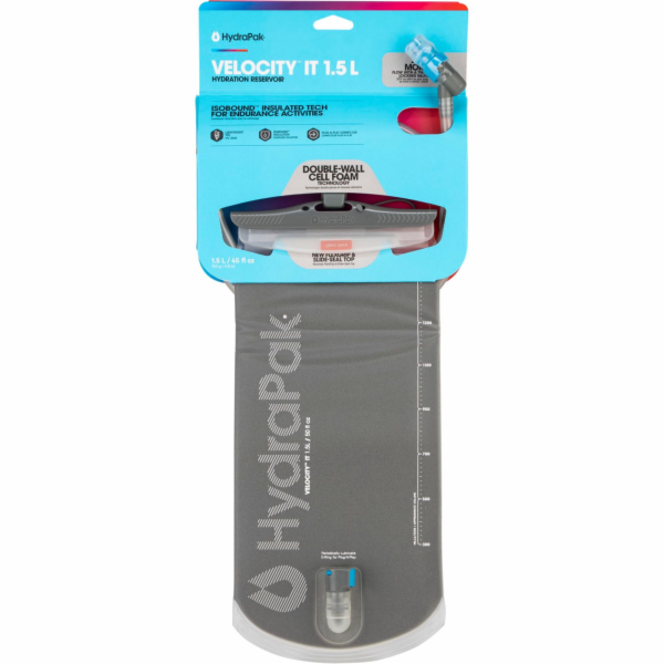 Hydrapak Velocity 1,5L Trink- beutel grau