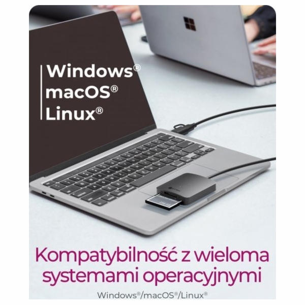 IcyBox Čtečka karet CF, TF, SD, microSD, Type-C+A, IB-CR3...