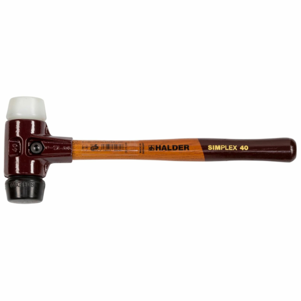 Halder SIMPLEX soft-face mallet 40 comp. rubber/nylon TE ...