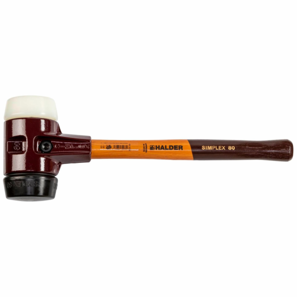Halder SIMPLEX soft-face mallet 80 comp. rubber/nylon TE ...