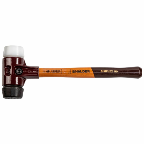 Halder SIMPLEX soft-face mallet 50 comp. rubber/plast. TE...