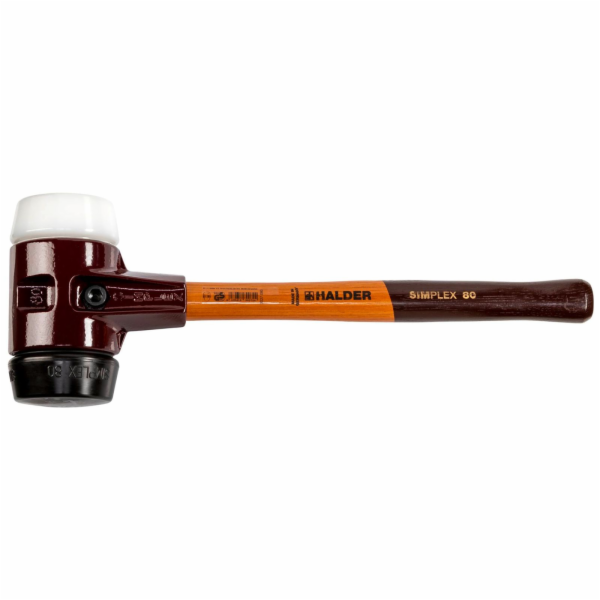 Halder SIMPLEX soft-face mallet 80 comp. rubber/plast. TE...