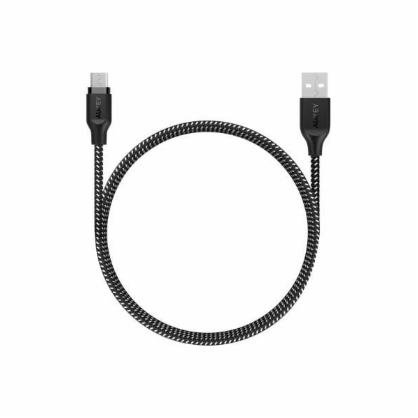 KABEL AUKEY USB-A - MICROUSB 2.0, QC 12W, 2M