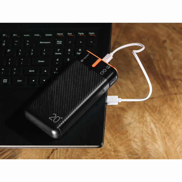 Powerbanka Tracer 47516 EnerGen 20000mAh černá/oranžová
