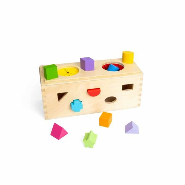 Bigjigs Toys Vkládání a třídění Tajemná krabička