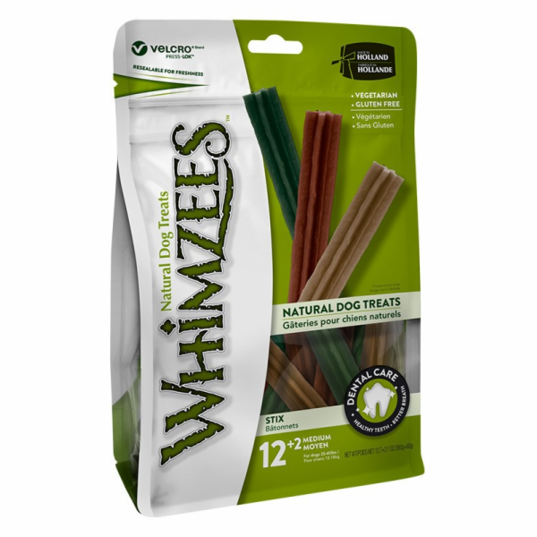 WHIMZEES Stix Dog Chew M - 14 ks.