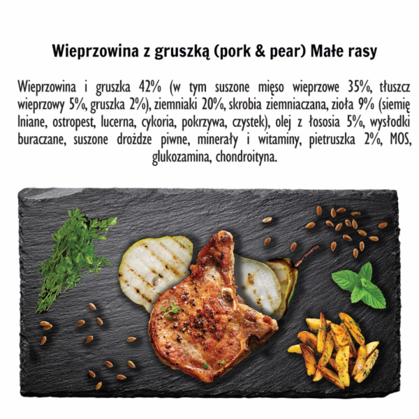 PAKA ZWIERZAKA Pork with pear S - suché krmivo pro psy - ...