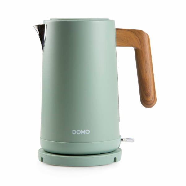 Rychlovarná konvice - nerez, zelená - WOOD YOU - DOMO DO9...