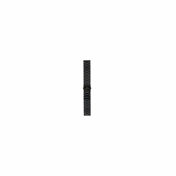 Garett univerzální řemínek 22 mm, černý kovový, typ Solid