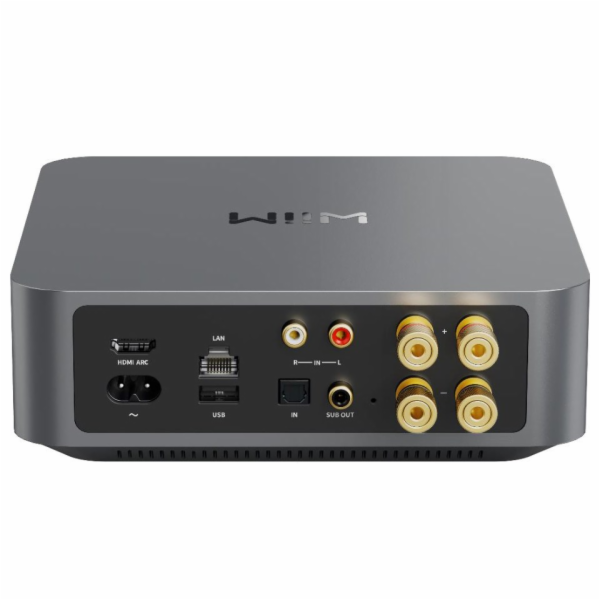 WiiM Amp Pro Dark Grey - Stereofonní streamovací zesilovač