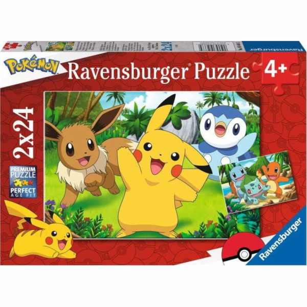 Kinderpuzzle Pikachu und seine Freunde