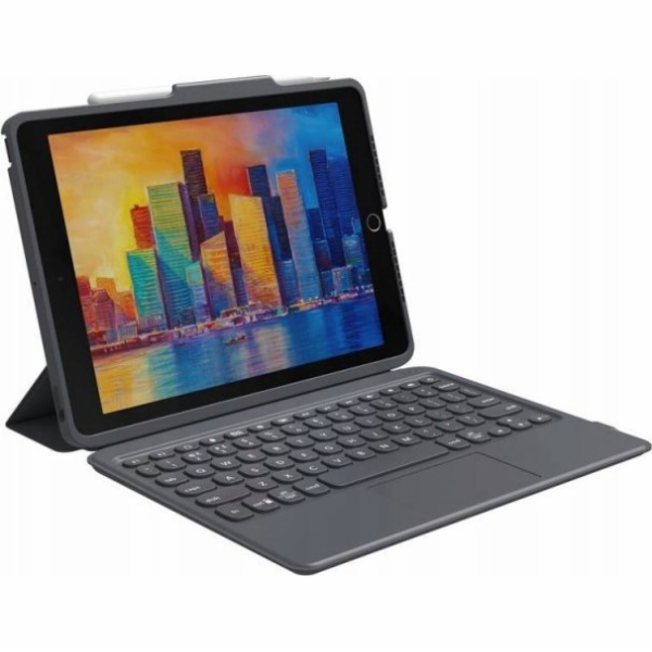 ZAGG Klávesnice Pro Keys+trackpad iPad 10.2 - černá/šedá ...